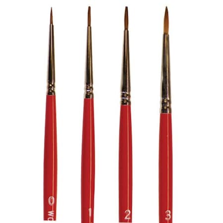 Wooster #0 Artist Red Sable Bristle, Paint Brush F1620